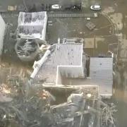 Wasserwerfer gegen giftiges Plutonium
