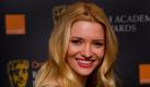 Die britische Schauspielerin Talulah Riley grinst, nachdem sie im Londoner Hauptsitz der Orange British Academy Film Awards die Nomnierten für die Verleihung 2011 bekannt gegeben hat. In 23 Kategorien werden die besten Leistungen im britischen Film geehrt. Foto: dapd
