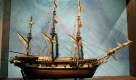 Fünf Jahre segelte Charles Darwin mit der Beagle (hier ein Modell des Schiffes) um die Welt. Vom 27. Dezember 1831 bis zum 2. Oktober 1836 ging es von England aus über Brasilien, Patagonien, Feuerland, nach Chile und Peru, von dort zu den Galapagos-Inseln, durch die Südsee, nach Australien, Neuseeland, Südafrika, erneut Brasilien und zurück nach England. Auf dieser Reise sammelte Darwin vor allem die Fakten, die er zur Evolutionstheorie ordnete. Foto: dpa