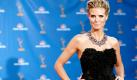 Heidi Klum posiert bei der 62. Verleihung der Emmy Awards in Los Angeles auf dem roten Teppich. Das Supermodel ging mit ihrer Reality-Show Projekt Runway allerdings leer aus. Foto: ap