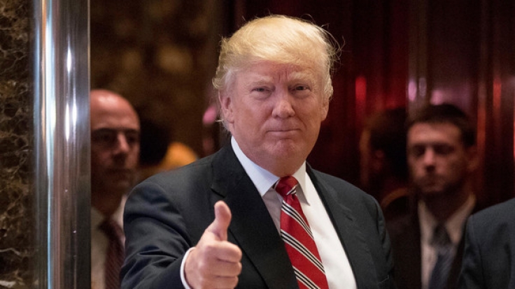 Der künftige Präsident der Vereinigten Staaten von Amerika, Donald Trump, im