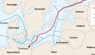 Nach fünf Jahren intensiver Planung hat der Bau der Ostsee-Pipeline - des größten Energieprojekts Europas - begonnen. Die Trägergesellschaft Nord Stream gehört zu 51 Prozent dem russischen Gazprom-Konzern. Die deutschen Firmen Eon Ruhrgas und Wintershall sind mit je 20 Prozent beteiligt, die niederländische Gasunie hält neun Prozent. Foto: dpa