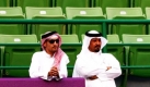 Die letzten Vorbereitungen für das WTA-Tennis Turnier in Katar laufen. Das mit 4,5 Millionen US-Dollar dotierte Turnier findet vom 27. Oktober bis 1. November statt. Foto: ap
