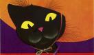 Das Motiv 'Der gestiefelte Kater' (1946) von Herbert Leupin ziert die Titelseite des Katalogs zu der Ausstellung 'Hänsel und Gretel im Bilderwald' im Frankfurter Goethe-Haus. Foto: Goethe-Haus Frankfurt  Foto: dpa
