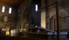 Besucher lauschen am Mittwoch (05.11.2008) den neuen Klängen der Orgel im Burchardi-Kloster in Halberstadt (Landkreis Harz). Sie verfolgen den siebten Klangwechsel beim längsten Musikstück der Welt, das auf 639 Jahre angelegt ist. Beim John-Cage-Orgelprojekt 'As slow as possible' (So langsam wie möglich) wird über diese Zeitdauer auf einer eigens zu diesem Zweck geschaffenen Orgel ein Orgelstück des Avantgarde-Komponisten John Cage aufgeführt. Der Start des Stückes war im Jahr 2001. Das wohl originellste Experiment in der Musikgeschichte beinhaltet nicht nur die unendliche Langsamkeit beim Spiel der Cage-Partitur mit der Anweisung 'as slow as possible', sondern auch den extrem langsamen Bau der dazugehörigen Orgel. Foto: dpa