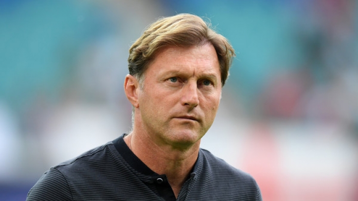 RB-Leipzig-Trainer Hasenhüttl sieht seine Mannschaft nicht in der Favoritenrolle gegen Hamburg.