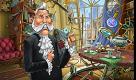 Dieser Herr hat im Spiel einen wirklich passenden Namen bekommen: Lord Brainstorming stellt Sherlock Holmes gern vor neue Rätsel. Die sind zwar knifflig, aber nicht unlösbar. Foto: Koch Media