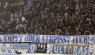 Mit markigen Sprüchen forden die Hertha-Fans Kampf und Einsatz von den Profis. Diese erarbeiten sich immer wieder Chancen, kommen aber nicht zum erfolgreichen Abschluss. Foto: dpa