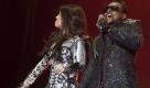 Fergie und Apl.de.ap von den Black Eyed Peas versetzen mit einem Konzert beim Quebec Summer Festival mehr als 100.000 Menschen in beste Stimmung. Foto: ap
