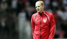Fussball 1. Bundesliga, 5. Spieltag, Hertha BSC Berlin - VfB Stuttgart, Sonntag (19.0.04), Olympiastadion in Berlin:Stuttgarts Trainer Matthias Sammer ist enttaeuscht.Das Spiel entet 0:0 unentschieden. Foto: ddp