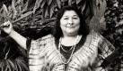 Die argentinische Sängerin Mercedes Sosa posierte für dieses Bild in ihrer Heimatstadt San Miguel de Tucuman in Nord-Argentinien. Sie starb im Alter von 74 Jahren. Foto: ap