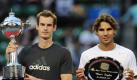 Andy Murray (l) hat das Finale in Tokio gegen Rafael Nadal gewonnen. Foto: Everett Kennedy Brown. Foto: dpa
