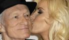 Der Playboy und sein Playmate: Hugh Hefner und Crystal Harris wollen heiraten. Foto: dpa