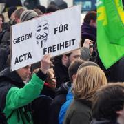 Tausende gegen Anti-Piraterie-Abkommen ACTA (Foto)