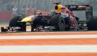 Sebastian Vettel fährt in Indien wieder Spitzenzeiten. Foto: David Ebener Foto: dpa