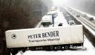 Ein quergestellter Sattelzug blockiert die Autobahn 67 bei Gernsheim. Auf schneeglatten Straßen kam es in Hessen und Baden-Württemberg zu zahlreichen Unfällen und stundenlangen Staus. Foto: dpa