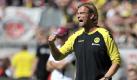Was Dortmunds Trainer Jrgen Klopp am Samstag im Spiel seines BVB gegen den 1. FC Nrnberg sah, konnte ihm zunchst nicht gefallen. Foto: dpa