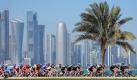 Der sechste und letzte Tag des Radrennens in Katar führt durch die Hauptstadt Doha. Das Königreich Katar ist auf einer Halbinsel im Persischen Golf gelegen.
 Foto: dpa