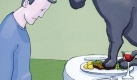 Besonders gern verdarb mir der schwarze Hund den Appetit.

 Foto: Verlag Kunstmann