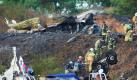 Helfer arbeiten an der Absturzstelle des Passagierflugzeuges bei Jaroslawl. Foto: dpa