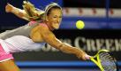 Victoria Azarenka aus Weißrussland läuft zu Hochform auf: Bei den Australian Open gewinnt sie mit 4:6, 6:4 und 6:0 gegen die Russin Vera Zvonareva.  Foto: ap