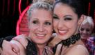 Sie haben allen Grund zur Freude: Rebecca Mir (rechts) und Magdalena Brzeska stehen im Halbfinale der RTL-Tanzshow Let's Dance. Foto: RTL / Stefan Gregorowius
