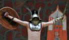 200 Schwertkämpfer aus Deutschland, Tschechien, der Slowakei und Italien zeigen zurzeit beim traditionellen Schwertkämpfertreffen in Bernau ihr Können. Neben der Kampfkunst der asiatischen Samurai sind auch Gladiatoren, Ritter und Fechtkünstler vor Ort. Foto: ddp