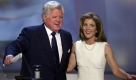 Edward (Ted) Kennedy ist tot. Das Bild zeigt ihn auf einem Kongress der Demokraten mit Caroline Kennedy im Jahr 2000. Foto: ap