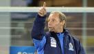 Coach of Azerbaijan, German Berti Vogts reacts during the UEFA EURO 2012 qualifying match between Austria and Azerbaijan in Vienna, Austria, 08 October 2010.
 Foto: dpa