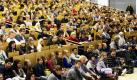 Volle Hörsäle: Im Studienjahr 2011 ist die Zahl der Erstsemester im Vergleich zum Vorjahr um 16 Prozent gestiegen. Insgesamt zählten die Hochschulen in Deutschland 515.800 Studienanfänger. Foto: dapd