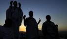 Die Zeremonien des Hadsch, der jährlichen islamischen Pilgerreise, haben begonnen: 2,5 Millionen Muslime aus aller Welt versammelten sich auf der Ebene von Mina am Rande der saudi-arabischen Stadt Mekka - dem Geburtsort des Propheten Mohammed. Foto: dapd