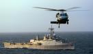 In Zukunft nur noch unterstützende Einsätze: Das US-Kampflandungsschiff Kearsarge mit einem MH-60S Seahawk Helikopter. Foto: ddp
