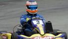 Wie die Großen driften: Hier dreht Nelson Piquet Junior auf einer brasilianischen Kartbahn Runden. Foto: dpa