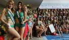Die Kandidatinnen der Miss-Earth-Schönheitskonkurrenz posieren am Pool des philippinischen Hotels, in dem der diesjährige Wettbewerb stattfindet. Mehr als 90 Frauen nehmen an der zehnten Miss-Earth-Wahl teil. Die regierende Schönheitskönigin, Nicole Faria aus Indien, wird ihre Nachfolgerin am 3. Dezember krönen. Foto: dapd