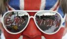 Ein England-Fan posiert am in Oslo (Norwegen) vor dem Finale des Eurovision Song Contests vor der Telenor Arena.
 Foto: ddp
