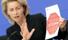 Zur Bekämpfung von Kinderpornografie hat die Große Koalition ein Gesetz über so genannte Internetsperren beschlossen. Bundesfamilienministerin Ursula von der Leyen (CDU) handelte sich dafür den Spottnamen Zensursula ein. Foto: dpa