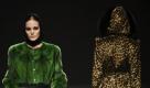 Im Frühjahr setze Designer Elio Berhanyer in Madrid auf schillernde Grüntöne. Diese setzen im Winter farbige Akzente. Wer denkt, er wäre zu blass um diese Farben zu tragen, kann mit entsprechendem Make-up ausgleichen. Foto: ap