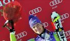 Maria Riesch hat die Abfahrt in Cortina d'Ampezzo mit klarem Vorsprung gewonnen. Foto: dpa