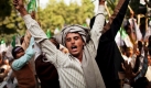 Indische Zuckerrohrbauern demonstrieren gegen die Preispolitik der Regierung in Neu Dehli. Tausende Zuckerrohrbauern kamen aus dem ganzen Land zu dem Protest in der Hauptstadt zusammen. Foto: ap
