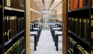 Holz und modernes Design prägen das Bild der neuen Bibliothek an der Humboldt-Uni. Technologische Innovationen runden das Angebot ab. Foto: Stefan Müller/HU Berlin