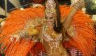 Das brasilianische Model Viviane Araujo in den Straßen von Rio. Foto: dpa