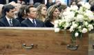 Einer der letzten gemeinsame Auftritte des Paares: Arnold Schwarzenegger und Maria Shriver im Januar 2011 bei der Beerdigung von Shrivers Vater R. Sargent Shriver.  Foto: ap