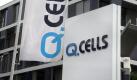 Vor dem Eingangsbereich vom Solarzellen-Hersteller Q-Cells in Thalheim: Q-Cells kämpft ums Überleben. Foto: Waltraud Grubitzsch / Archiv Foto: dpa