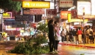 Umgefallener Baum: Über Hongkong ist ein Tropensturm hinweggefegt. Foto: dpa