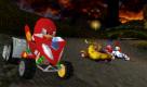 Zweiter stachliger Kandidat im Wettkampf: Knuckles the Echidna darf ebenfalls das Gaspedal bis zum Anschlag durchtreten. Foto: Sega