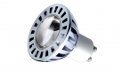 Deutlich heller war hier die Lumitronix High Power LED Spot - zumindest anfangs. Doch vor den Augen der Tester ließ die Leuchtkraft rapide nach. Preis: 25 Euro. Foto: Lumitronix