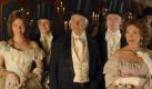 Der Film Die Buddenbrooks, der 2008 im Kino lief, ist zugleich ein opulentes Kostümdrama. Er erzählt die Geschichte einer Lübecker Familien (von links): Tony (Jessica Schwarz), Christian (August Diehl), Konsul Jean (Armin Mueller-Stahl), Thomas (Mark Waschke) und Konsulin Bethsy (Iris Berben). Foto: Bavaria Film GmbH/Stefan Falke