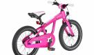 Bedingt wintergeeignet: Das Kinderfahrrad «Pink» von Benz für 299 Euro wird spätestens im nächsten Frühling für Sicherheit im Straßenverkehr sorgen. Diesen Rahmen übersieht garantiert kein anderer Verkehrsteilnehmer. Foto: pi