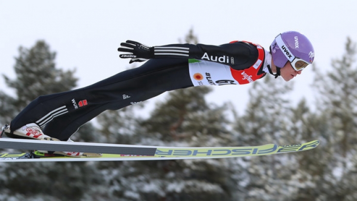 DSV-Springer Andreas Wellinger schnappte sich die Silbermedaille.