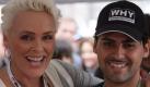 Das dänische Blondinen-Wunder Brigitte Nielsen (Jahrgang 1963) hatte bereits fünf Ehe-Fehlschläge hinter sich, als sie im März 2005 mit dem Italiener Mattia Dessi den Bund fürs Leben schloss. Vielleicht hält es diesmal länger, Mattia ist 16 Jahre jünger.
 Foto: dpa
